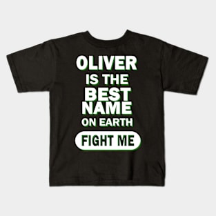 Oliver Jungsname name birthday saying name day. Kids T-Shirt